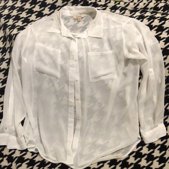 Ladies Decree Sheer Blouse - Picture 7 of 11